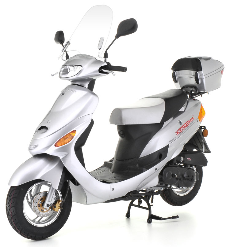50cc Scooter Direct Bikes 50cc Sports Scooters Silver
