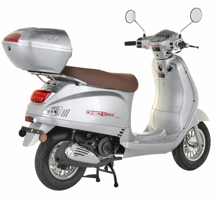 50cc Scooter Buy Direct Bikes Milan 50cc Scooters Silver