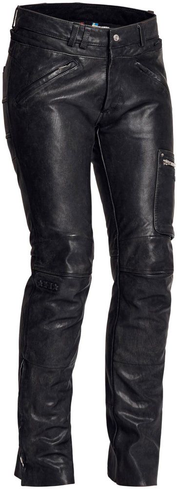 Halvarssons Rider Ladies Leather Trousers - Black - Motorcycle.cu.uk