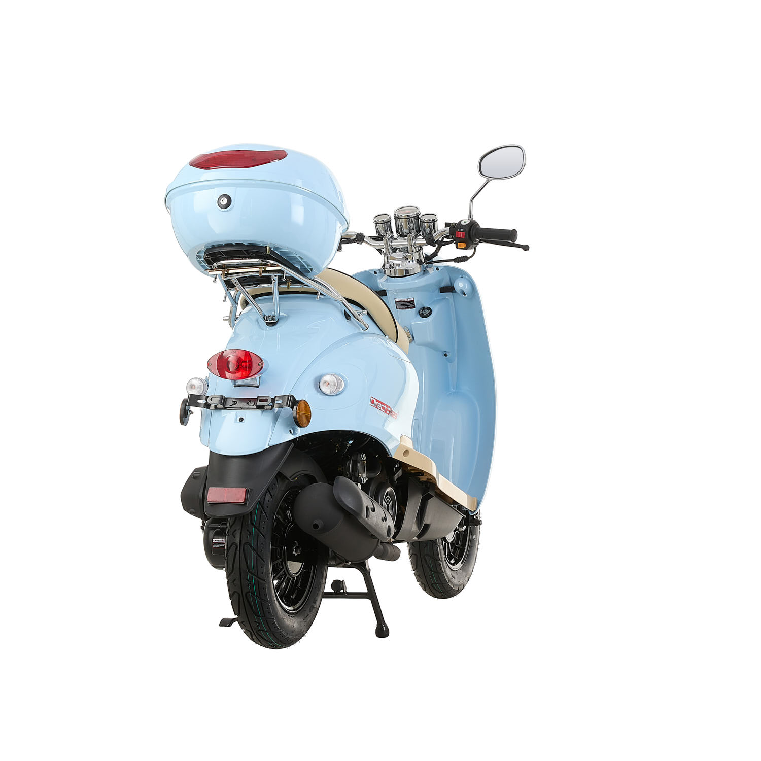 50cc Scooter Buy Direct Bikes Retro 50cc Scooters Light Blue